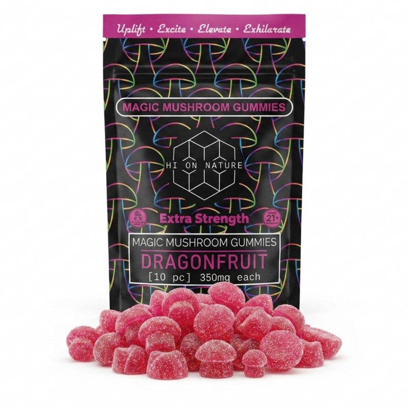 Hi on Nature Magic Mushroom * EXTRA STRENGTH Gummies * 10 Flavors Best Sales Price - Gummies