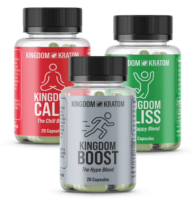 Kingdom Kratom: Kratom Blend Capsule Sample Pack