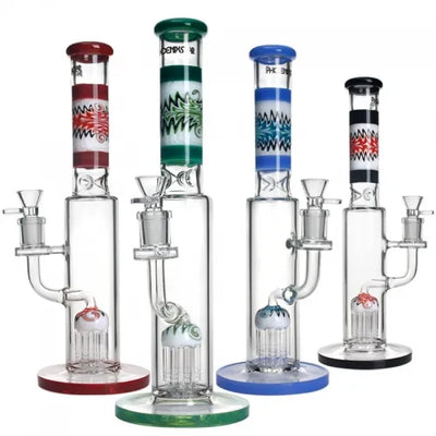 Phoenix Star 13.5 Inches Percolator Bong With Birdcage Perc & Inline Diffuser Perc Best Sales Price - Bongs