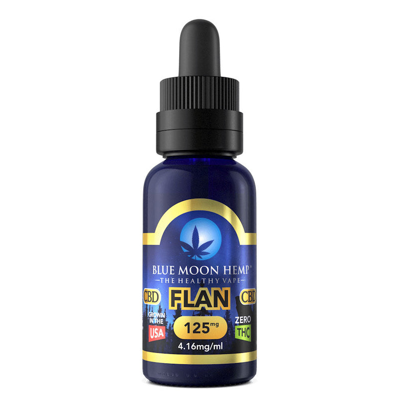 Blue Moon Hemp - Flan - CBD Vape - 30ml Best Sales Price - eJuice