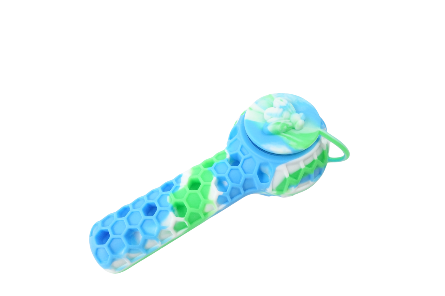 Cloud 8 Silicone 2 in 1 Honey Bee Hand Pipe & Vapor Straw