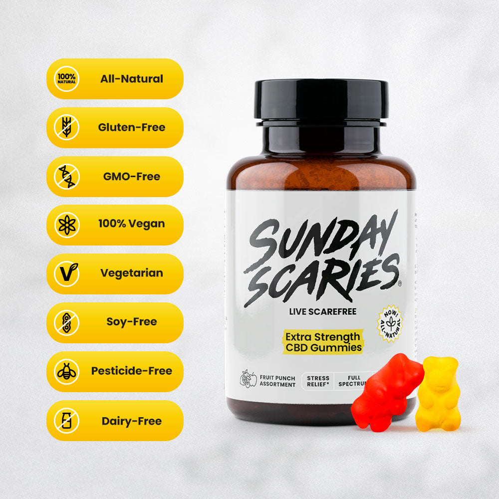 Sunday Scaries Extra Strength CBD Gummies [Best Seller]