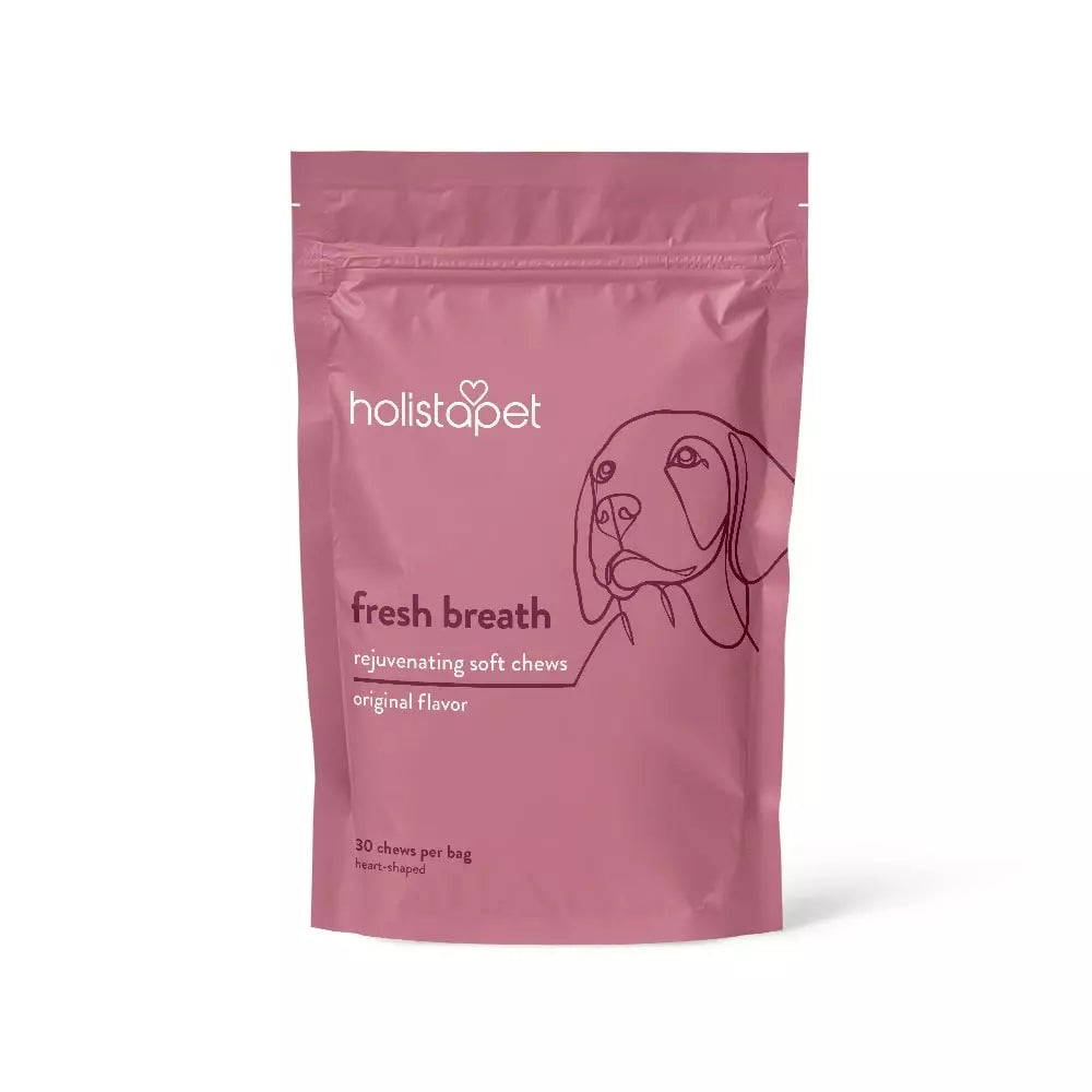 Holistapet Fresh Breath Soft Chews for Dogs