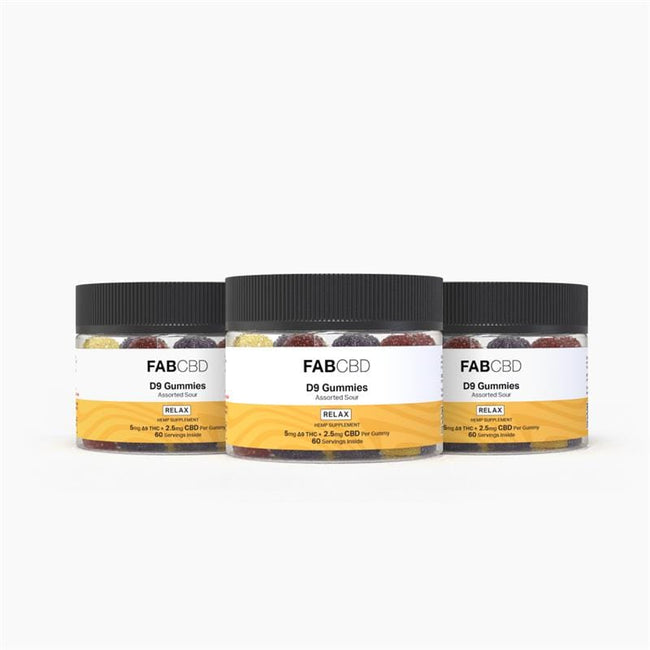 FABCBD Delta 9 Gummies: 3-Pack