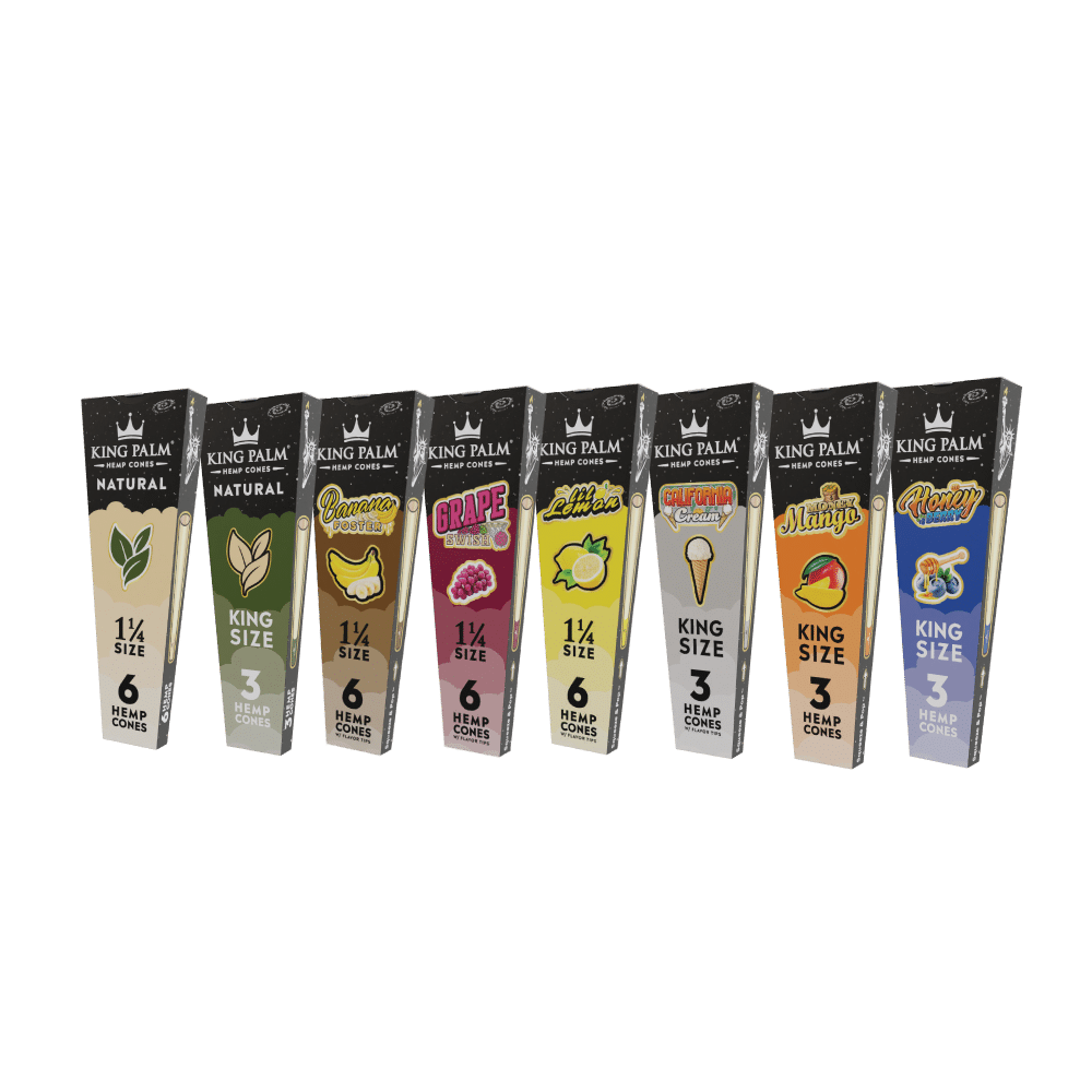 King Palm Hemp Cones Bundle