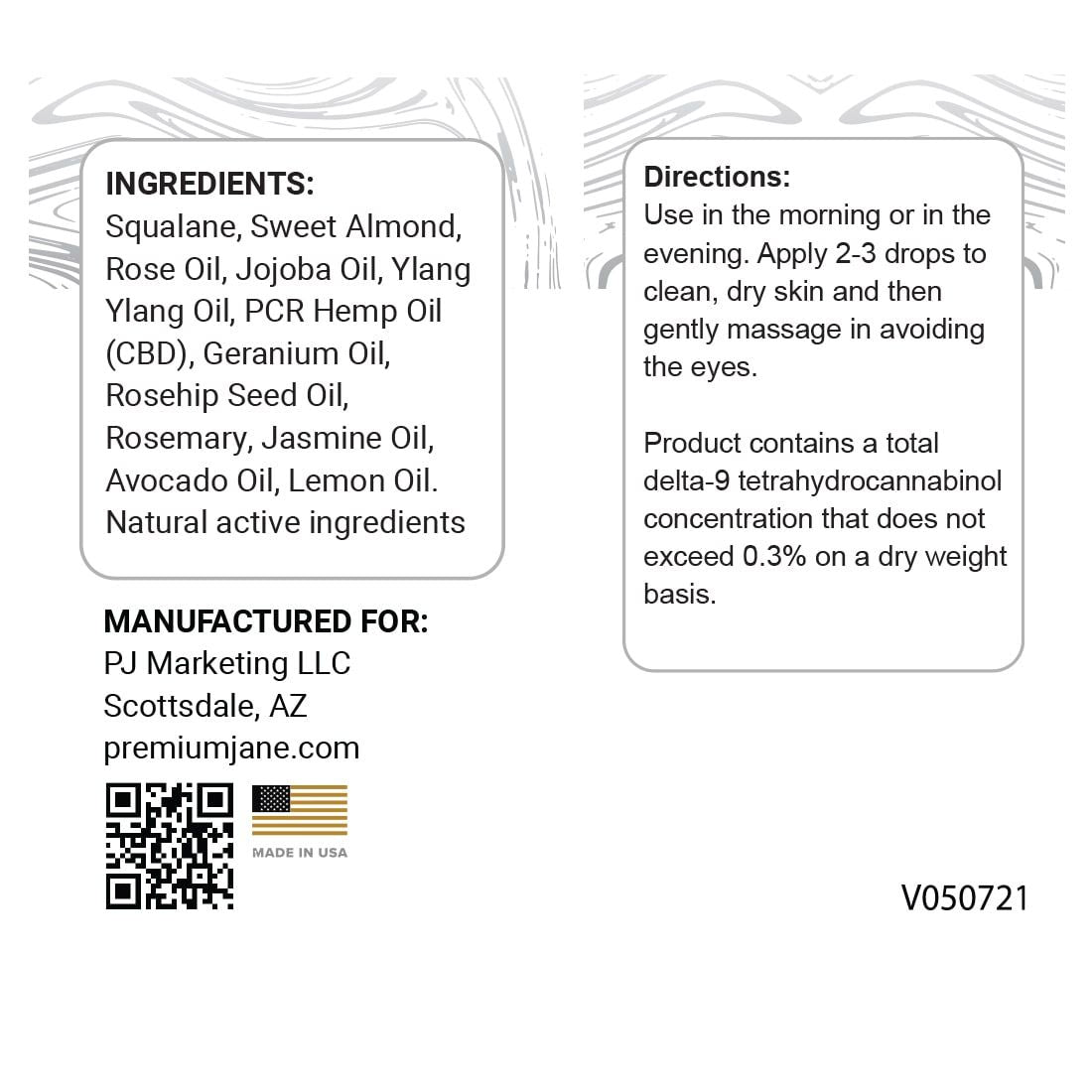 Premium Jane CBD Facial Elixir