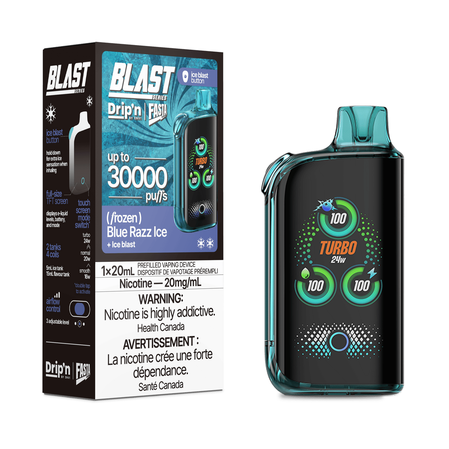 Drip'n × Fasta Blast 30K Puffs Disposable
