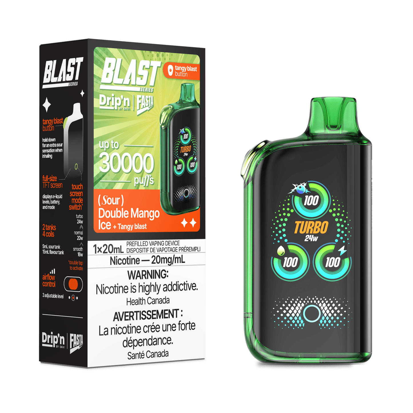 Drip'n × Fasta Blast 30K Puffs Disposable