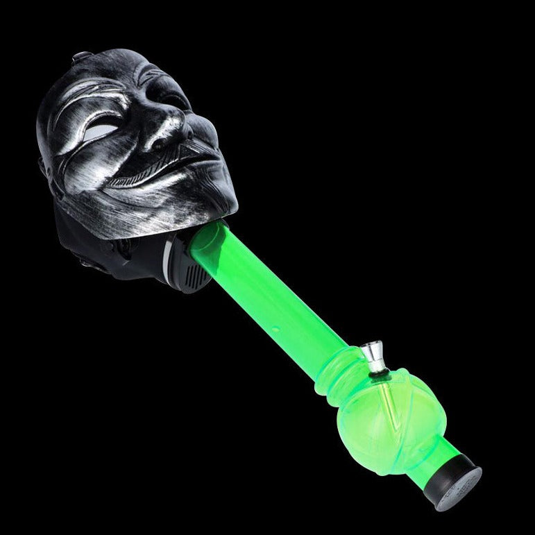 Smoke Cartel Gas Mask Bong with Acrylic Bubble Tube Best Sales Price - Smoking Pipes