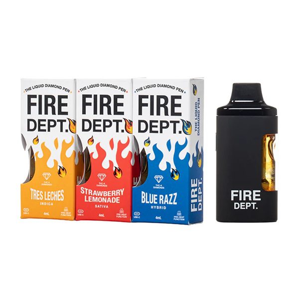 FIRE DEPT. 4 Gram THC Liquid Diamond Disposable Pen