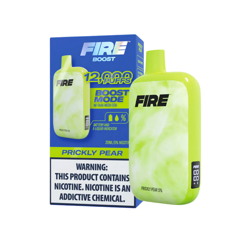 FIRE BOOST Disposable (12,000 Puffs) 20ml Liquid | Short Circuit Protection Best Sales Price - Disposables