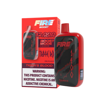 FIRE BOOST Disposable (12,000 Puffs) 20ml Liquid | Short Circuit Protection Best Sales Price - Disposables