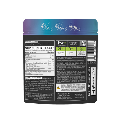 Five CBD high dose gummy & drink bundle Best Sales Price - Bundles