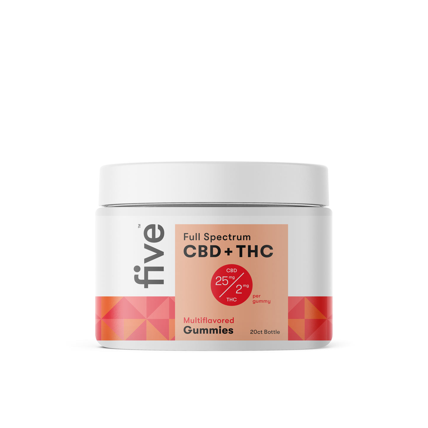 Five CBD Full Spectrum CBD + THC Gummies [Free]