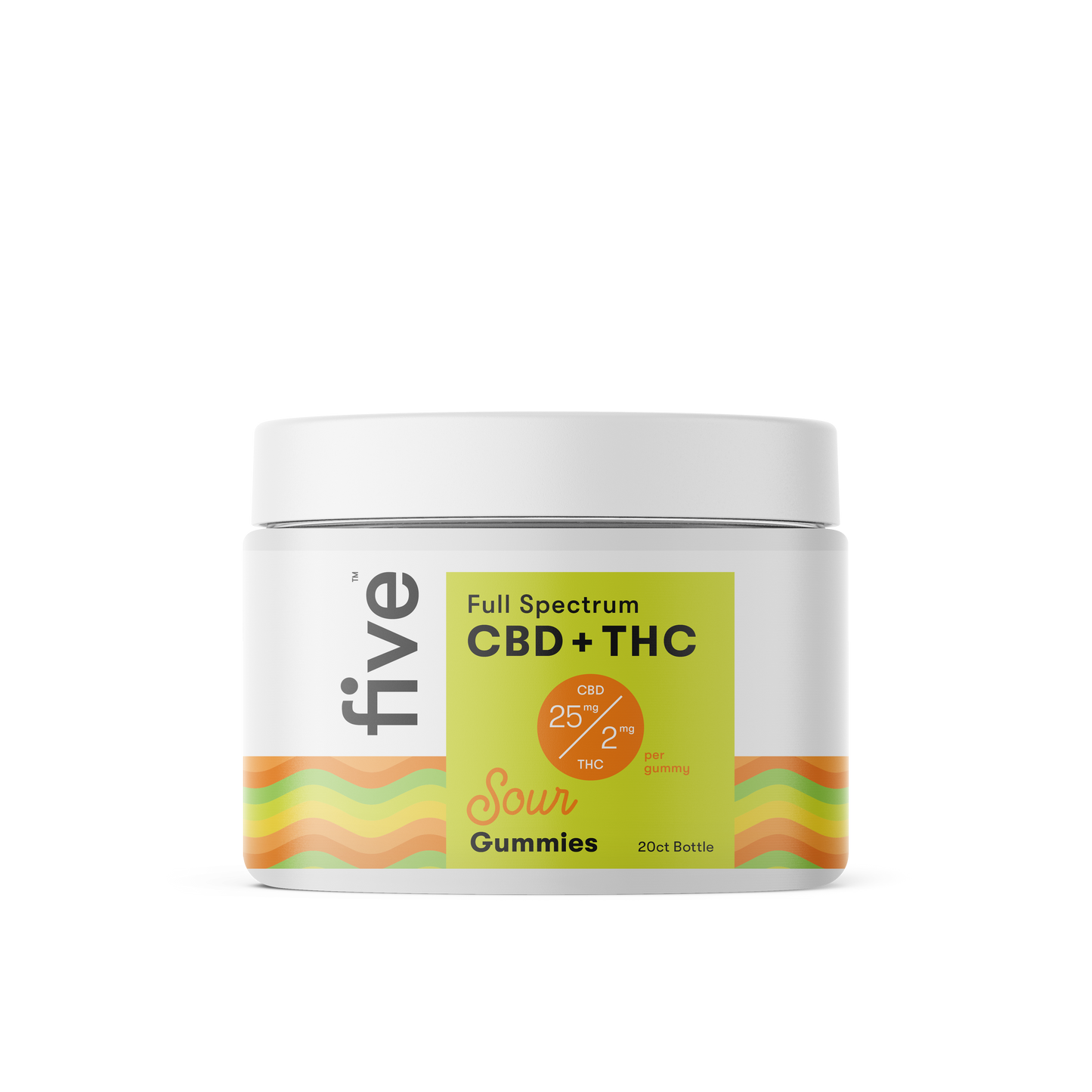 Five CBD Full Spectrum CBD + THC Gummies [Free]
