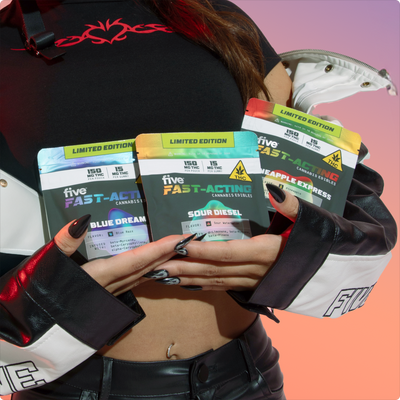 Five CBD high dose gummy & drink bundle Best Sales Price - Bundles