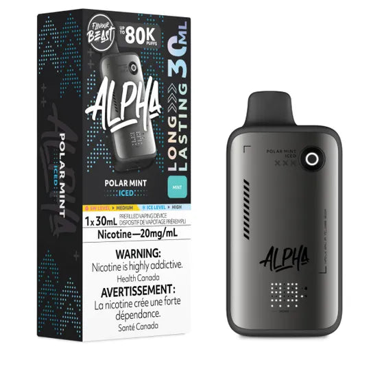 Polar Mint Iced Flavour Beast ALPHA 80k Disposable Vape Best Sales Price - Disposables