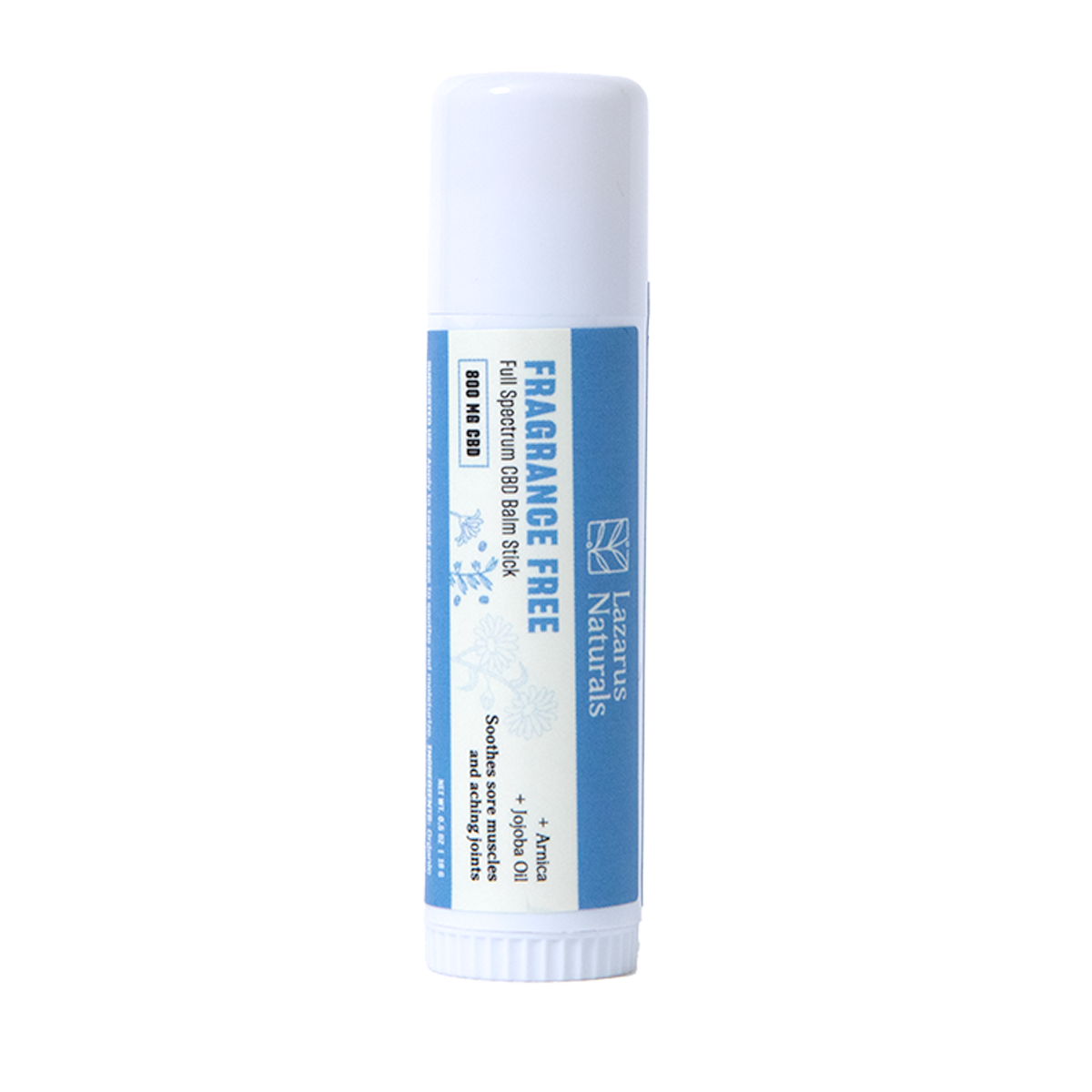 Lazarus Naturals CBD BALM STICK, FRAGRANCE FREE