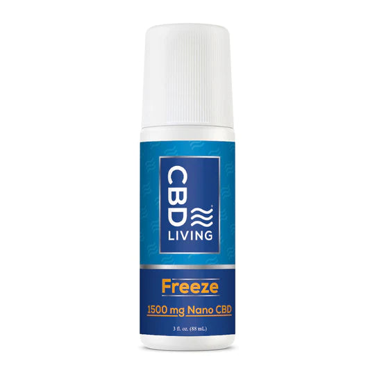 CBD Living | CBD Roll On Freeze 100mg - 4500mg Best Sales Price - Topicals