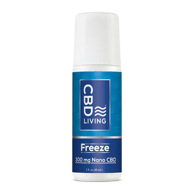 CBD Living | CBD Roll On Freeze 100mg - 4500mg Best Sales Price - Topicals