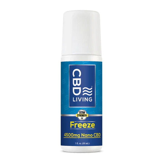 CBD Living | CBD Roll On Freeze 100mg - 4500mg Best Sales Price - Topicals