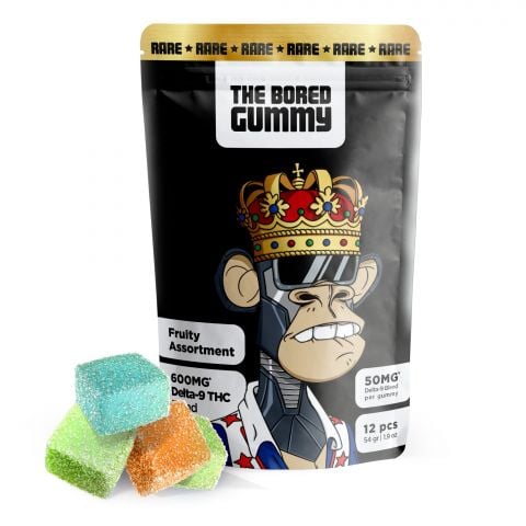 Limited Edition Fruity Assortment Gummies - Delta 9 THC - The Bored Gummy - 600MG Best Sales Price - Gummies