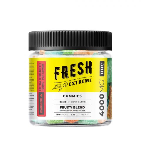 Fruity Blend Gummies - HHC - 4000MG - Fresh Extreme Best Sales Price - Gummies