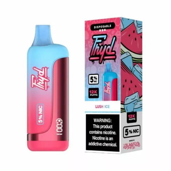 Fryd 12000 Puffs Disposable Vape 12K Puffs w/ LCD Display - Lush Ice