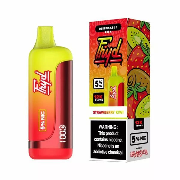 Fryd 12000 Puffs Disposable Vape 12K Puffs w/ LCD Display - Strawberry Kiwi