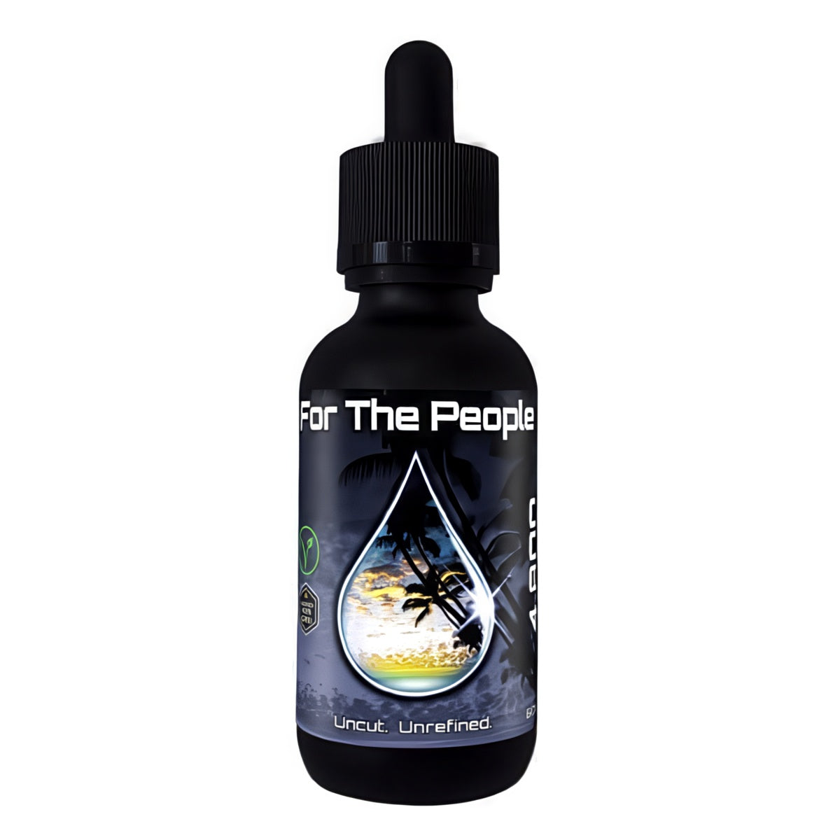 CBD For The People CBD Oil 4800mg 30ml (Sublingual or Wax Pen Vape)