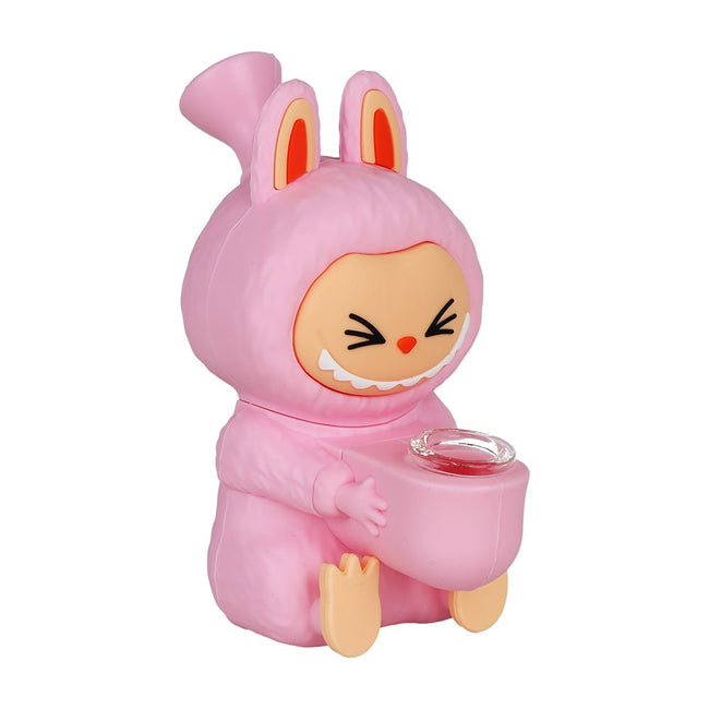 4 Pack Funny Animal Silicone Water Pipe 5.5"