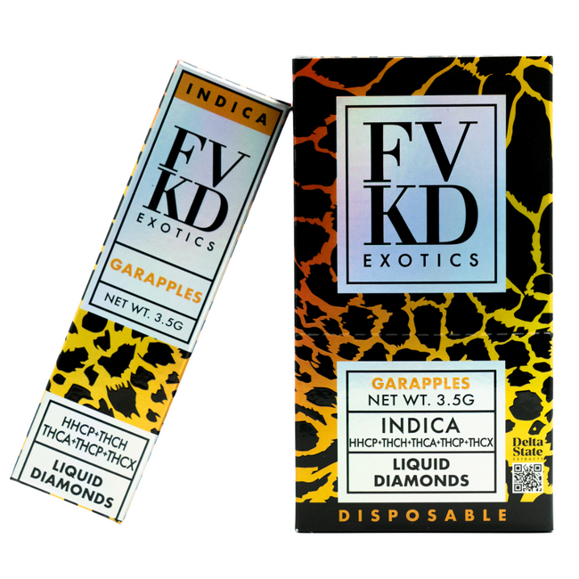 Garapples FVKD Exotics THC-A Rosin Disposable 3.5G Best Sales Price - Vape Pens