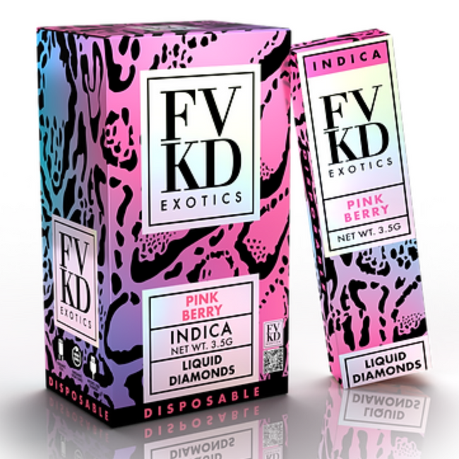 Pink Berry FVKD Exotics THC-A Rosin Disposable 3.5G Best Sales Price - Vape Pens