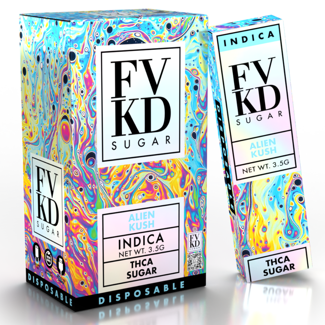 Alien Kush FVKD Exotics THC-A Sugar Disposable Vape 3.5G Best Sales Price - Vape Pens