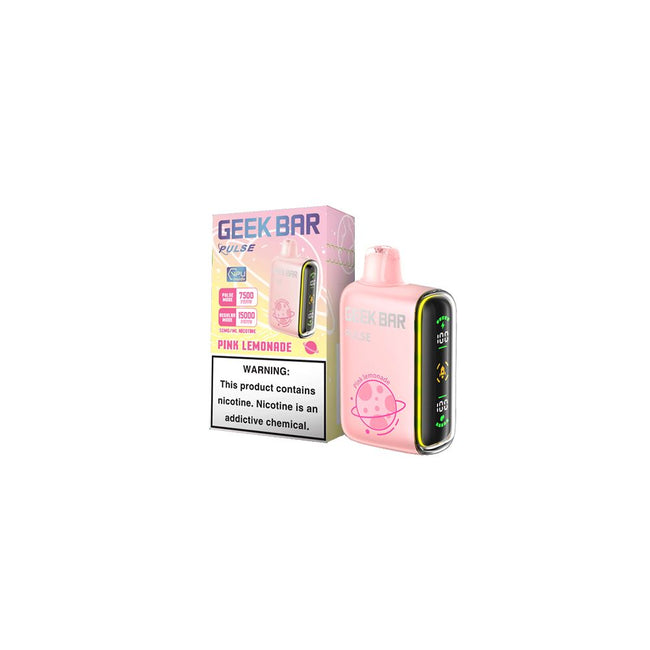 Geek Bar Pulse Disposable 15000 Puffs Pink Lemonade Flavor Best Sales Price - Disposables