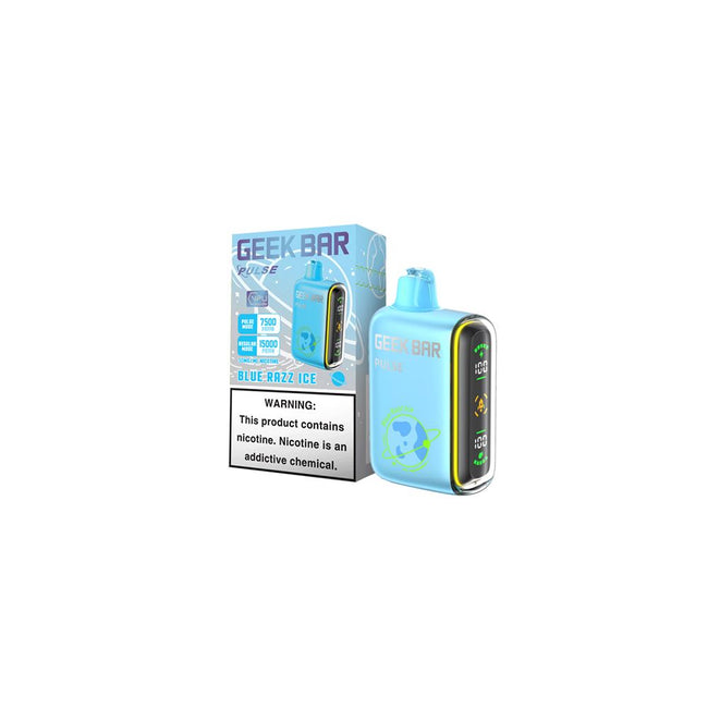 Geek Bar Pulse Disposable 15000 Puffs Blue Razz Ice Flavor Best Sales Price - Disposables