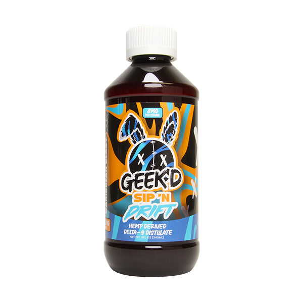 GEEK'D Sip 'N Drift Delta 9 Syrup (800mg) Best Sales Price - Edibles