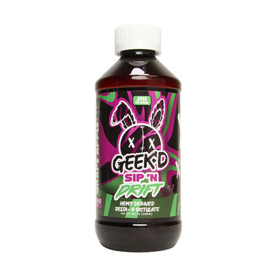 GEEK'D Sip 'N Drift Delta 9 Syrup (800mg) Best Sales Price - Edibles