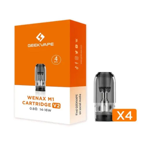 GeekVape Wenax M1 V2 Replacement Pod-4-Pack