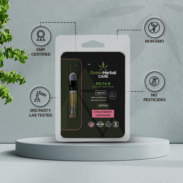 Green Herbal Care GHC Delta-8 THC Vape Cartridge Best Sales Price - Vape Cartridges