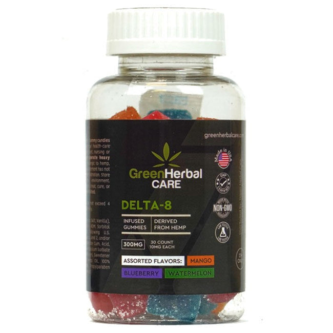 Green Herbal Care GHC Delta-8 THC Gummies (Assorted) Best Sales Price - Gummies