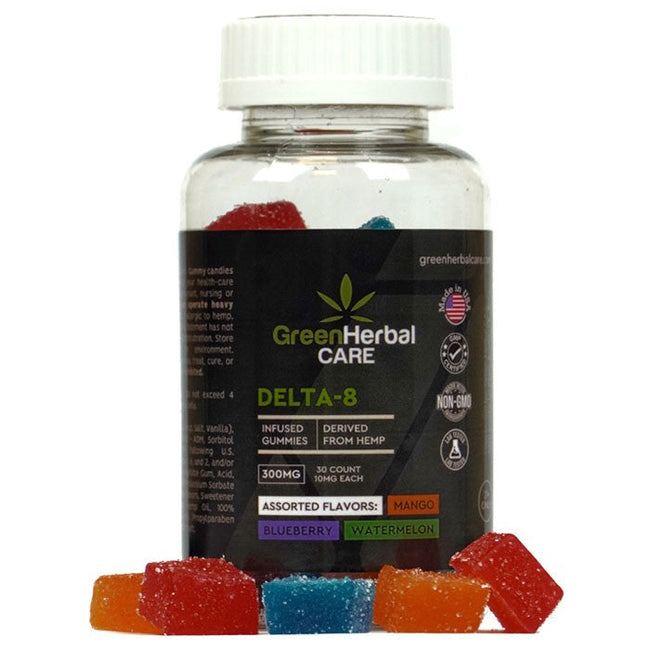 Green Herbal Care GHC Delta-8 THC Gummies (Assorted) Best Sales Price - Gummies