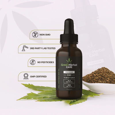 Green Herbal Care GHC Full Spectrum CBD Oil Best Sales Price - Tincture Oil