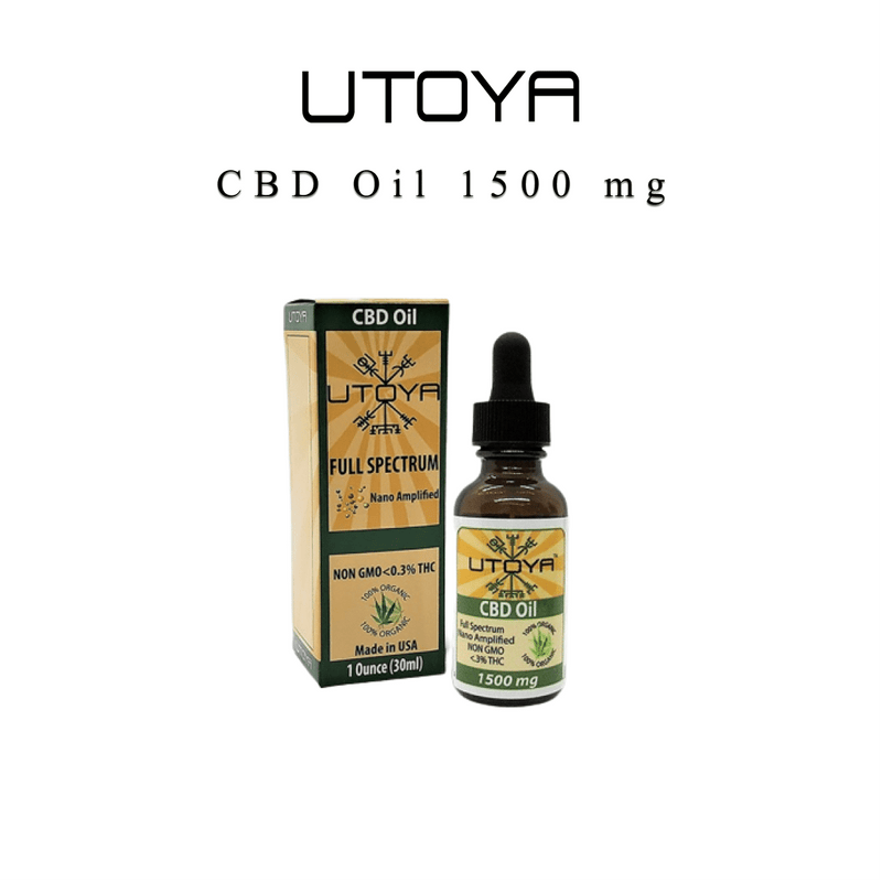 Utoya | Nano Amplified CBD Tincture 1500mg - 7500mg Best Sales Price - Tincture Oil