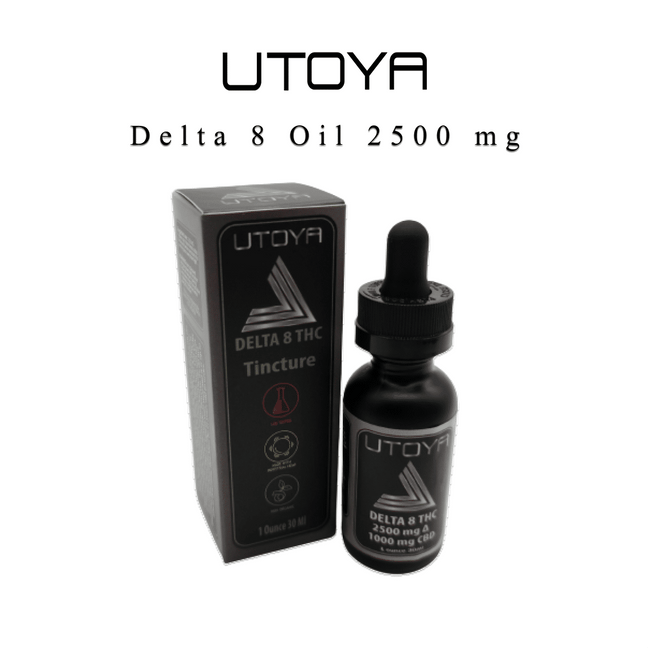 Utoya | Delta 8 THC + CBD Tincture 2500mg - 5000mg Best Sales Price - Tincture Oil