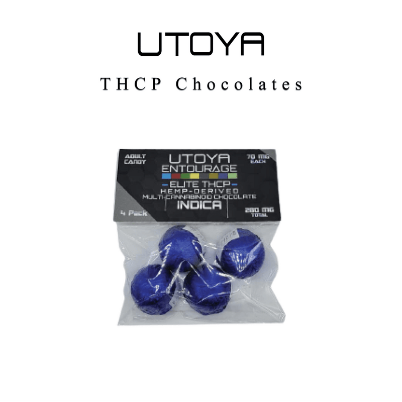 Utoya | Entourage Indica Elite THC-P Mini Chocolates 280mg - 3500mg Best Sales Price - Gummies