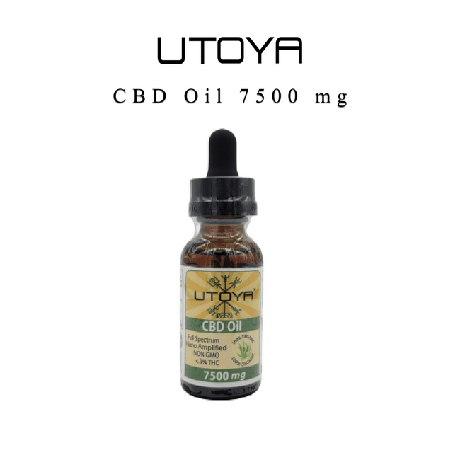 Utoya | Nano Amplified CBD Tincture 1500mg - 7500mg Best Sales Price - Tincture Oil