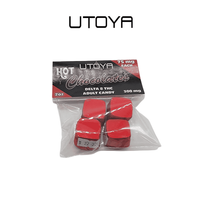 Utoya | Delta 8 THC Chocolate Squares 300mg - 3750mg Best Sales Price - Gummies