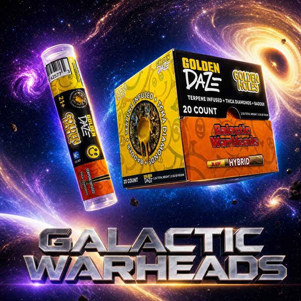 Golden Daze Golden Hole Hash Pre-Rolls – 20ct