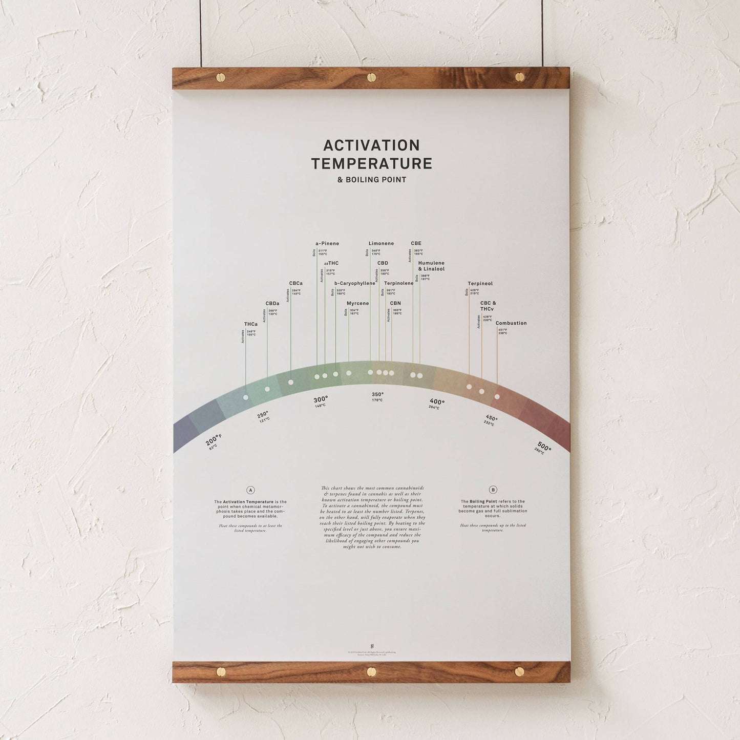 GoldLeaf Activation Temperature and Boiling Point Print Best Sales Price - Art Prints
